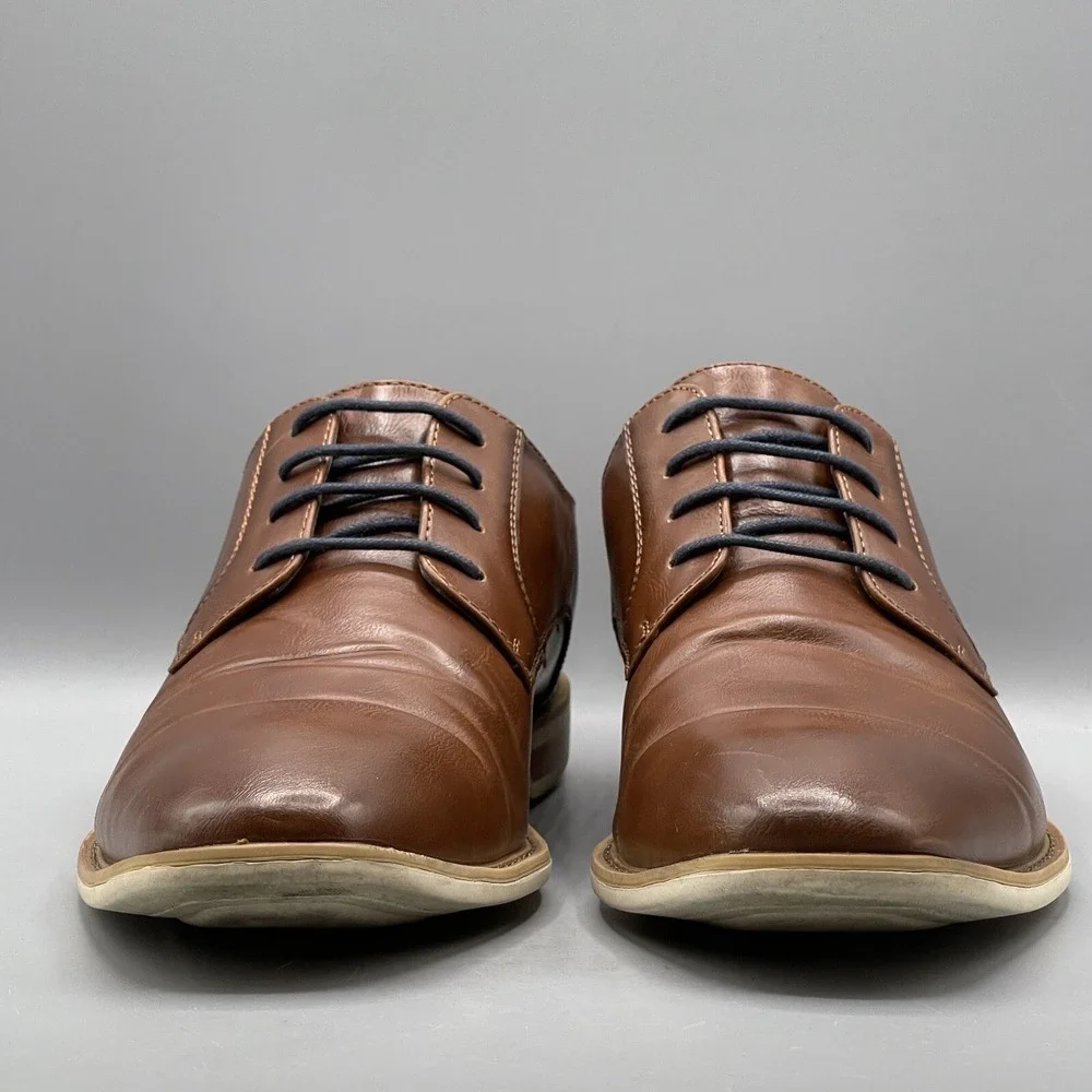 Men's Dress Shoes Size 11 Brown‎ Comfort Freeman Vance City Smart